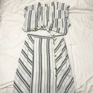 Free People Striped Set